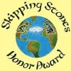 Skipping stones honor award logo